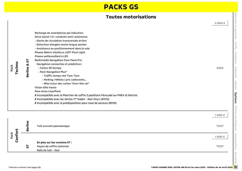 Opel Astra et Astra Sports Tourer du 3 avril au 3 avril 2026 - Catalogue page 17