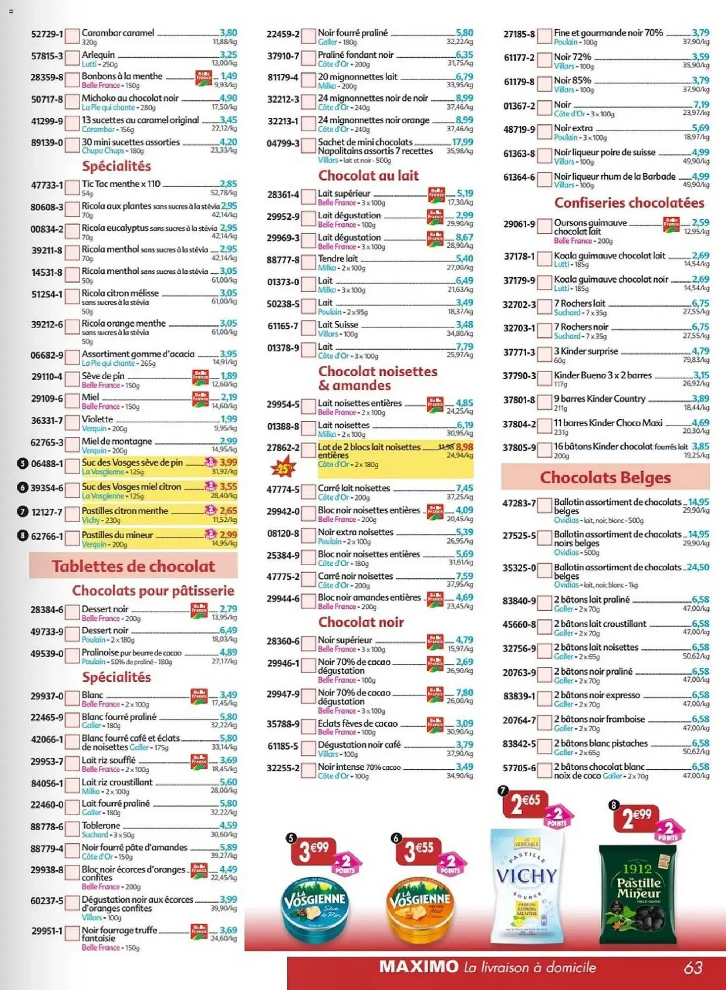 Catalogue Maximo du 23 janvier au 26 février 2026 - Catalogue page 63