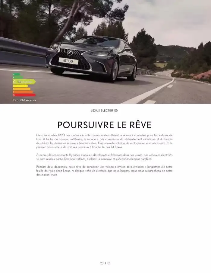 Lexus ES du 27 mars au 27 mars 2026 - Catalogue page 20