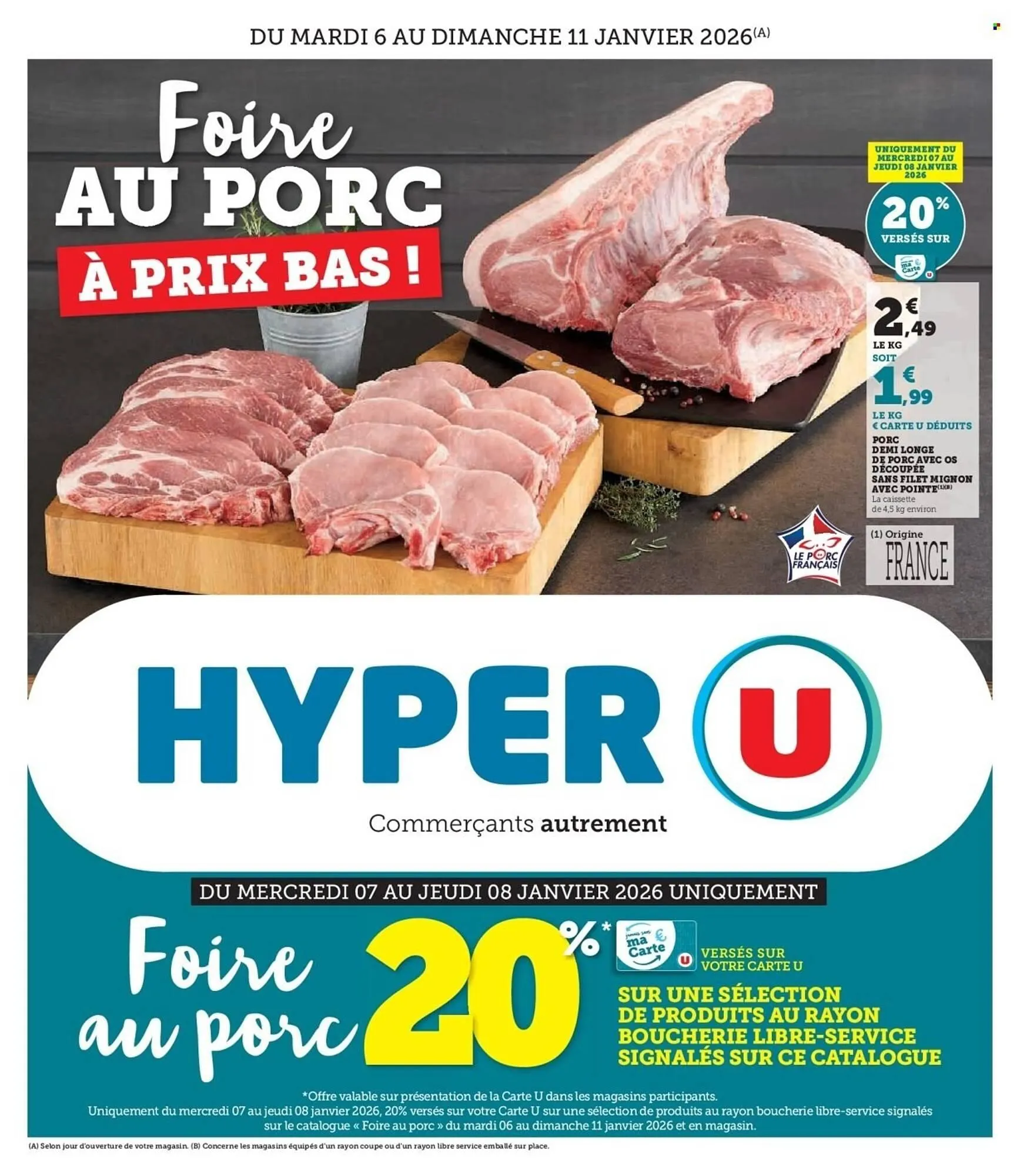 Catalogue Hyper U du 6 janvier au 11 janvier 2026 - Catalogue page 1