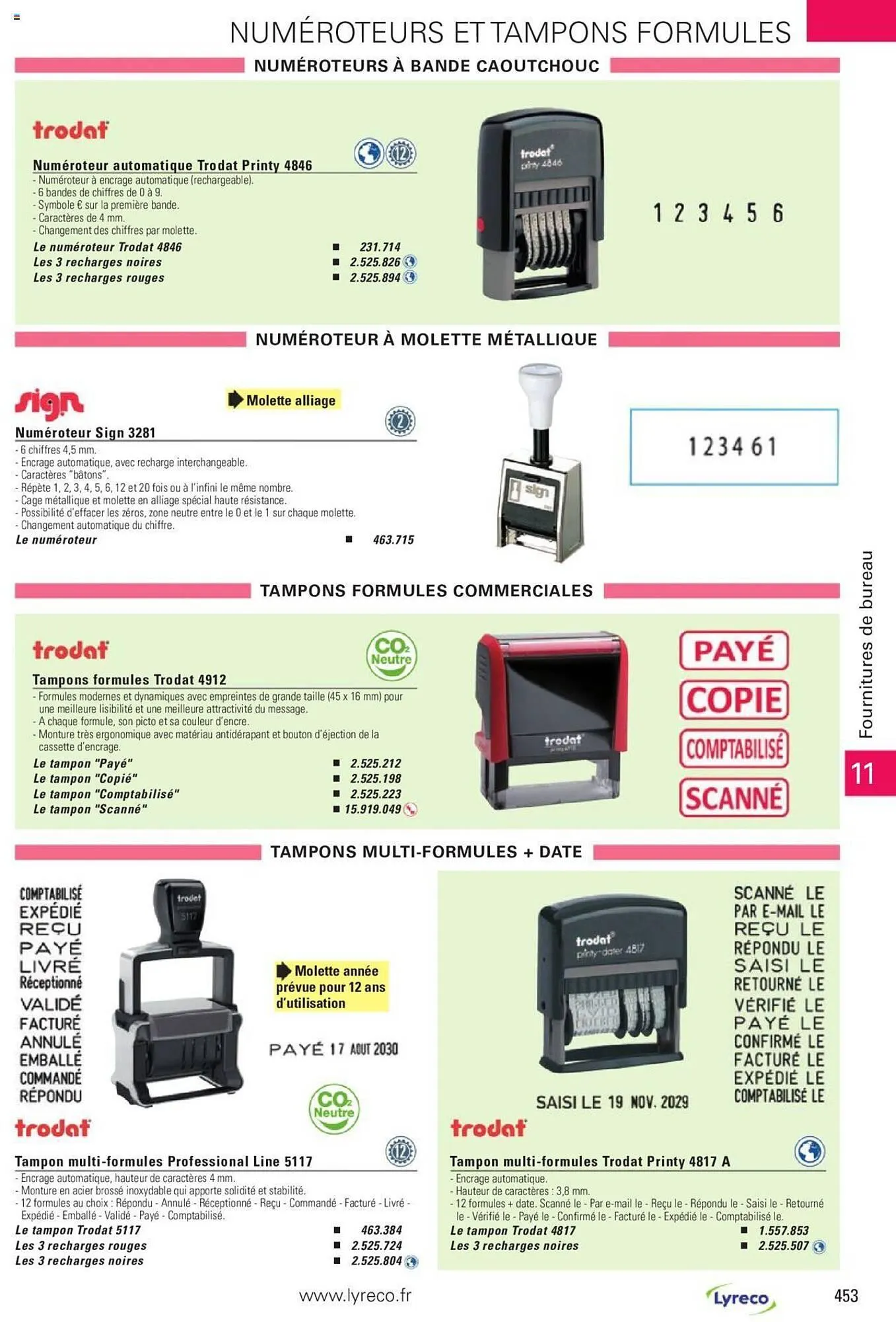 Catalogue Lyreco du 15 mai au 31 décembre 2023 - Catalogue page 453