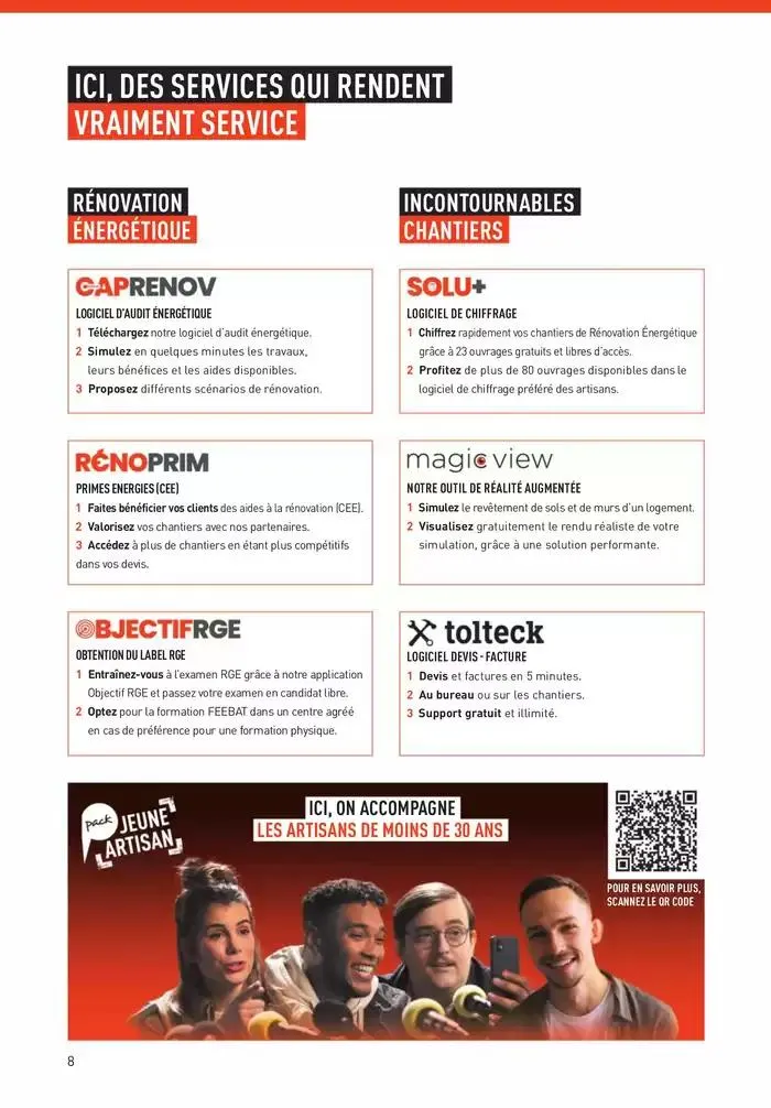 Matériaux 2025 du 1 janvier au 31 décembre 2025 - Catalogue page 8