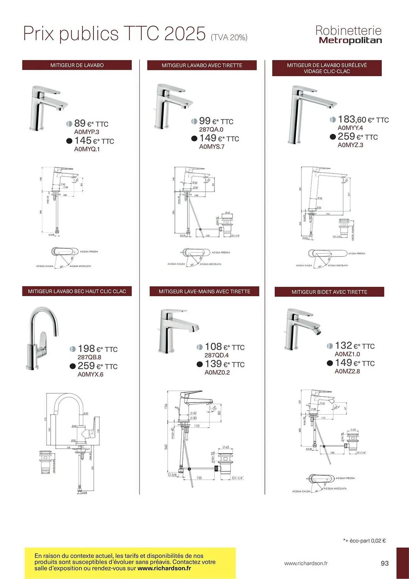 Catalogue Richardson du 11 avril au 31 décembre 2025 - Catalogue page 93