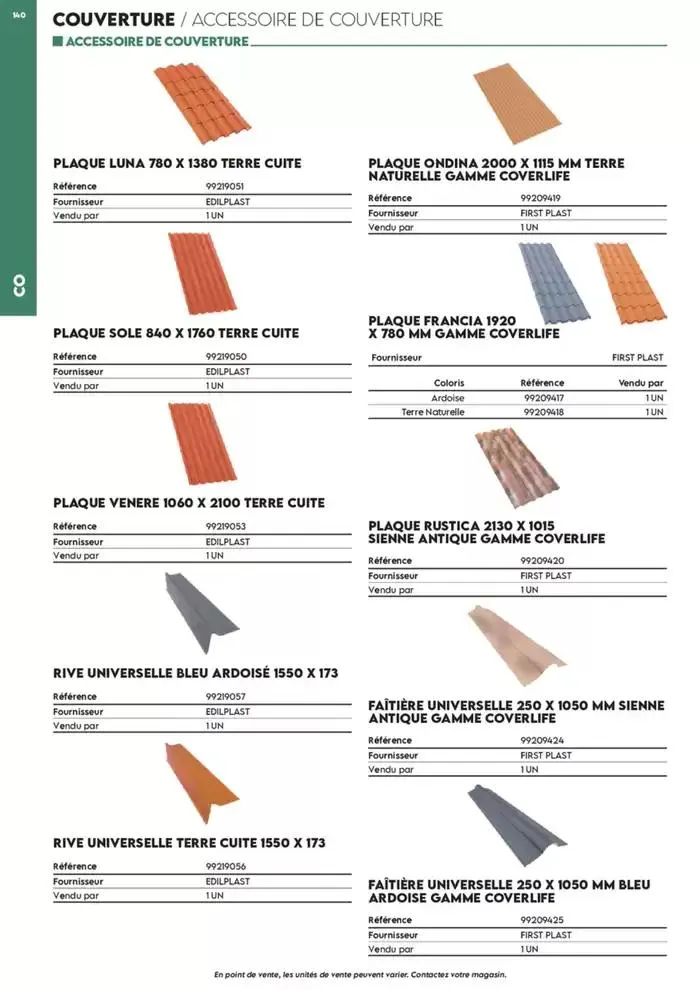 Tout faire +de 15 000 Produits du 17 décembre au 30 juin 2025 - Catalogue page 44
