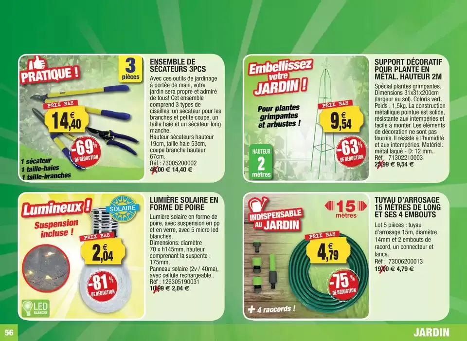 Les jours Anniversaire ! du 11 avril au 31 décembre 2025 - Catalogue page 56