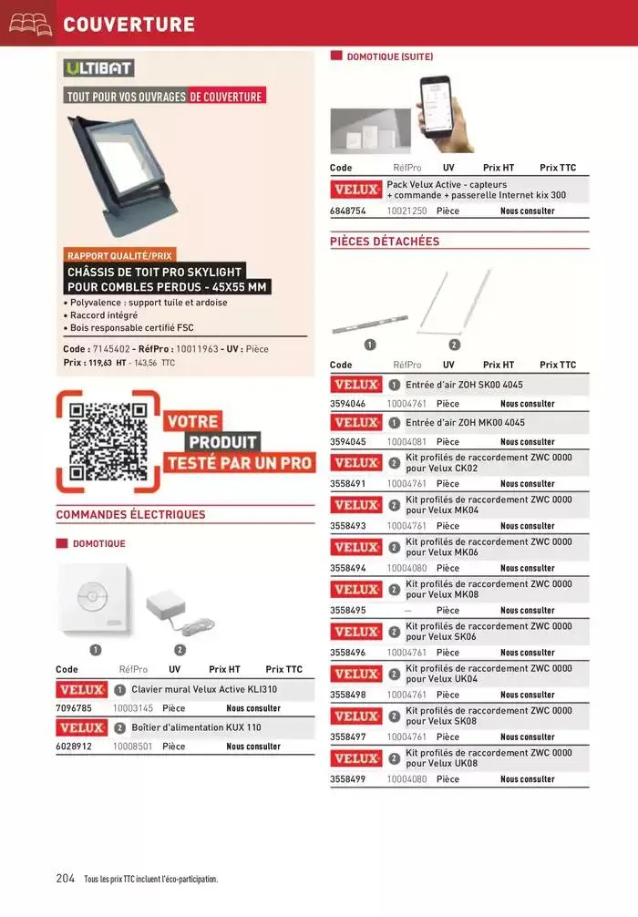 Matériaux 2025 du 1 janvier au 31 décembre 2025 - Catalogue page 204