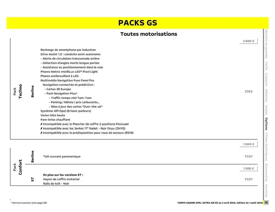 Opel Astra du 17 décembre au 17 décembre 2025 - Catalogue page 17