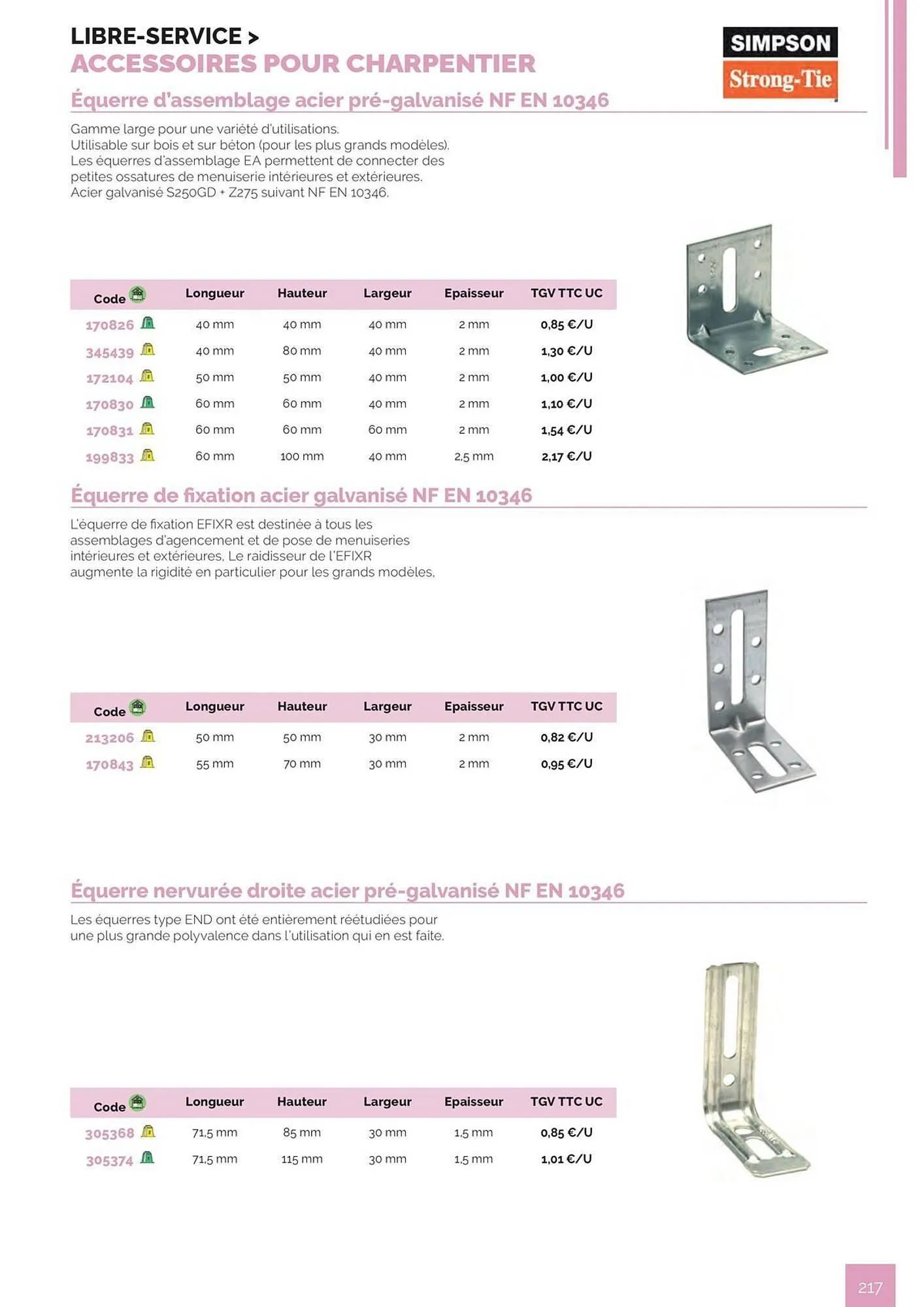 Catalogue Samse du 30 avril au 31 décembre 2026 - Catalogue page 217