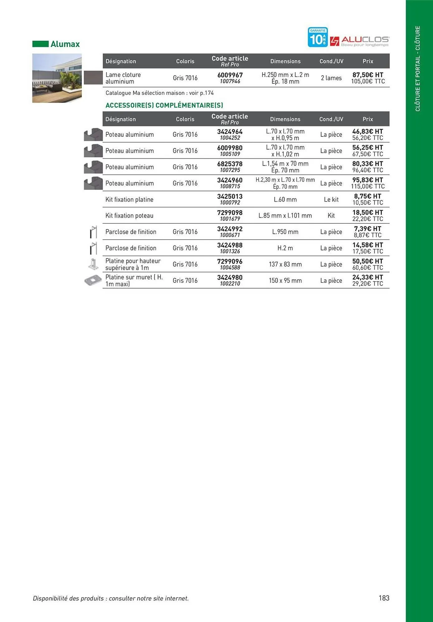 Catalogue Point P du 19 août au 1 janvier 2026 - Catalogue page 183