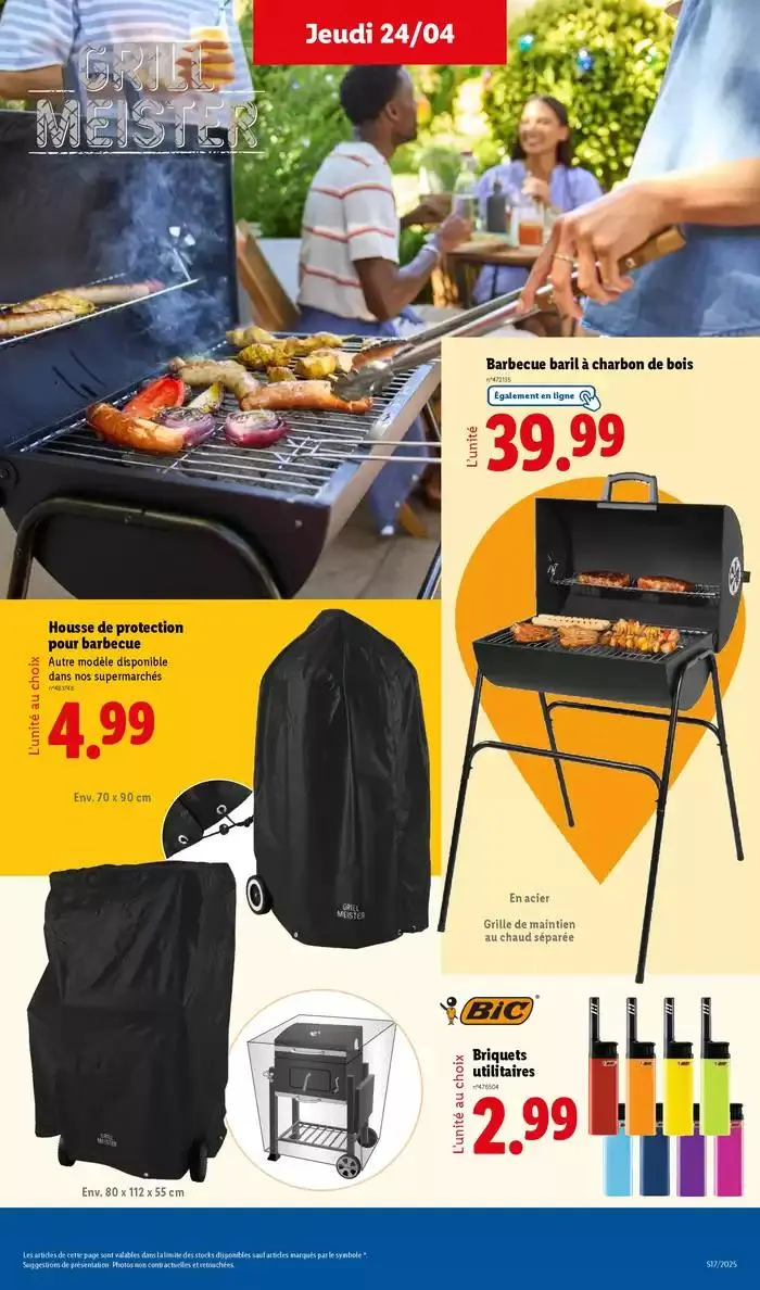 Ne manquez pas les ventes de jardinage et textile ce jeudi chez Lidl du 21 avril au 24 avril 2025 - Catalogue page 25
