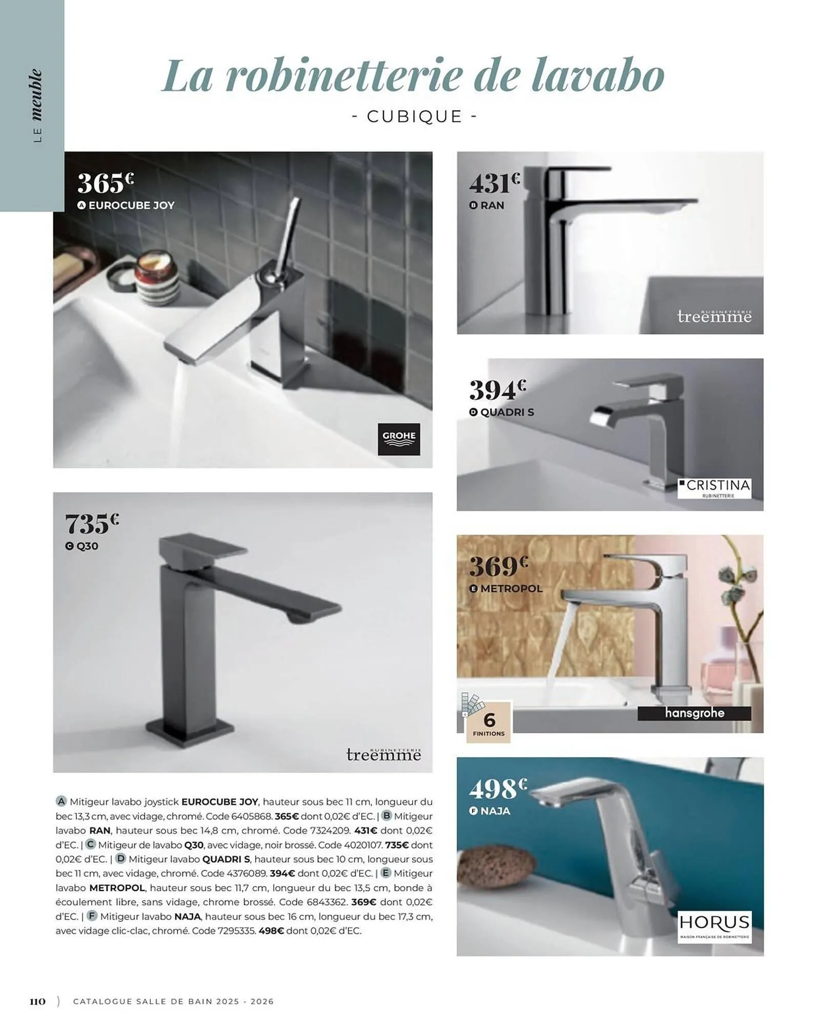 Catalogue Cedeo du 3 juin au 31 décembre 2025 - Catalogue page 110