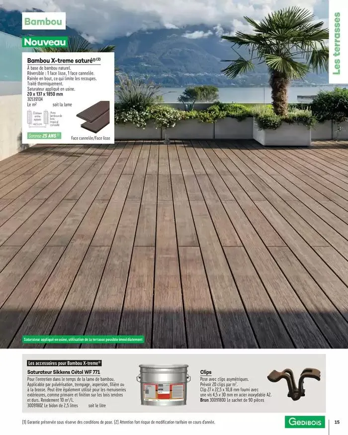 Aménagements Extérieurs 2025 du 1 janvier au 31 décembre 2025 - Catalogue page 15