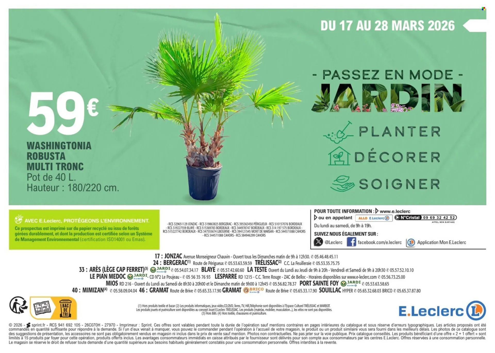 Catalogue E.Leclerc du 17 mars au 28 mars 2026 - Catalogue page 20