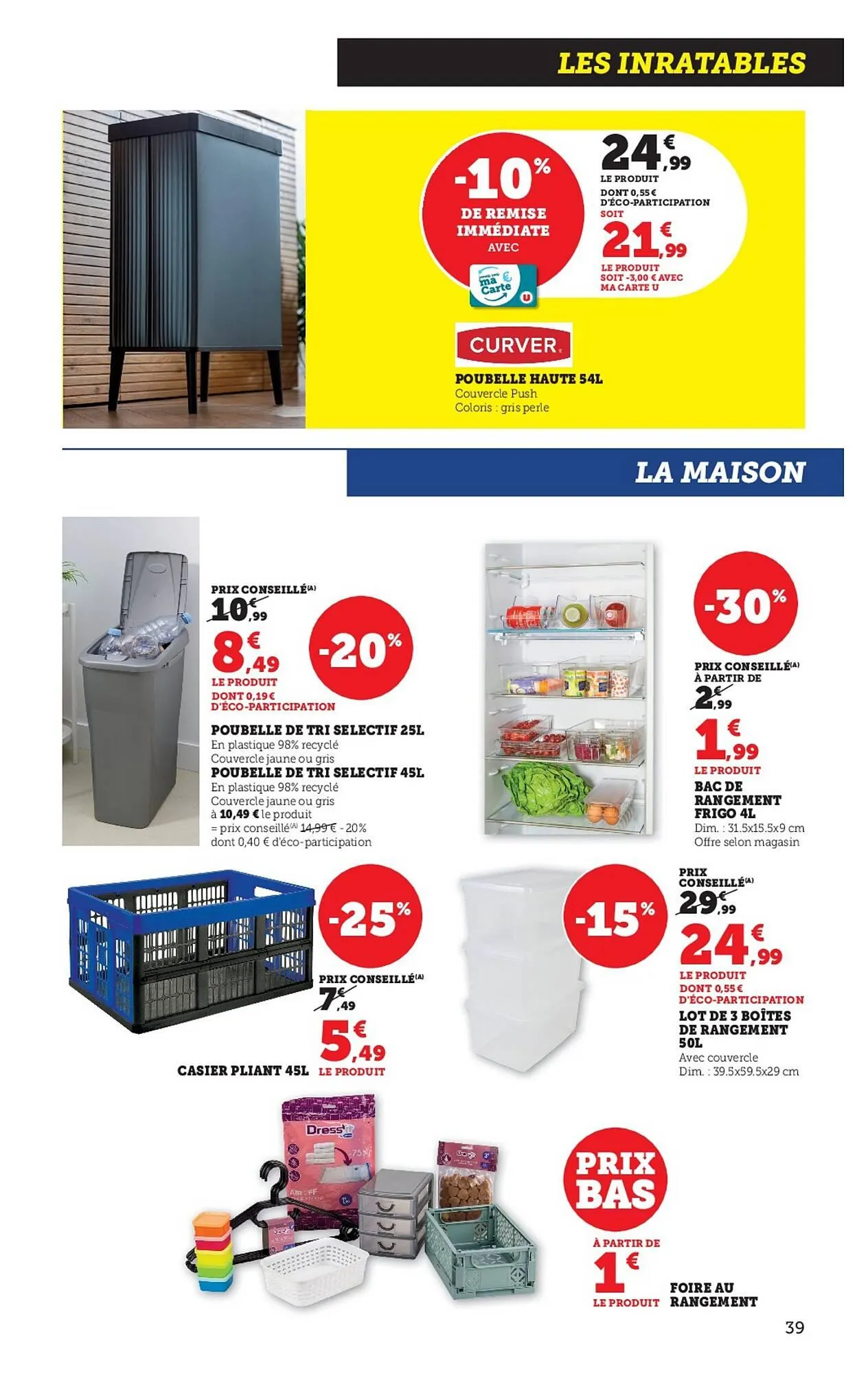 Catalogue Hyper U du 20 janvier au 1 février 2026 - Catalogue page 39