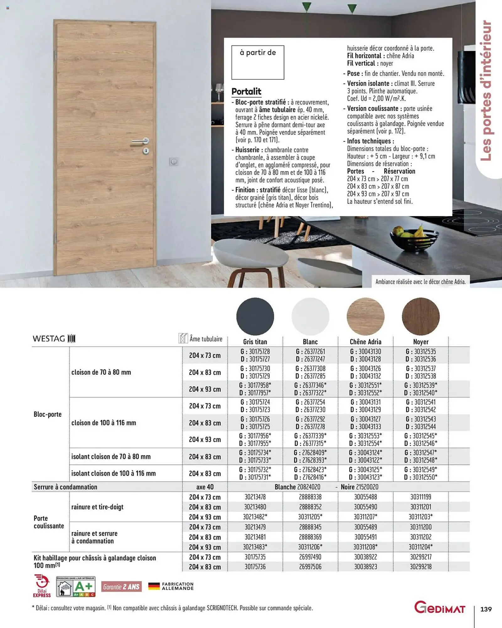 Catalogue Gedimat du 14 avril au 30 avril 2026 - Catalogue page 139