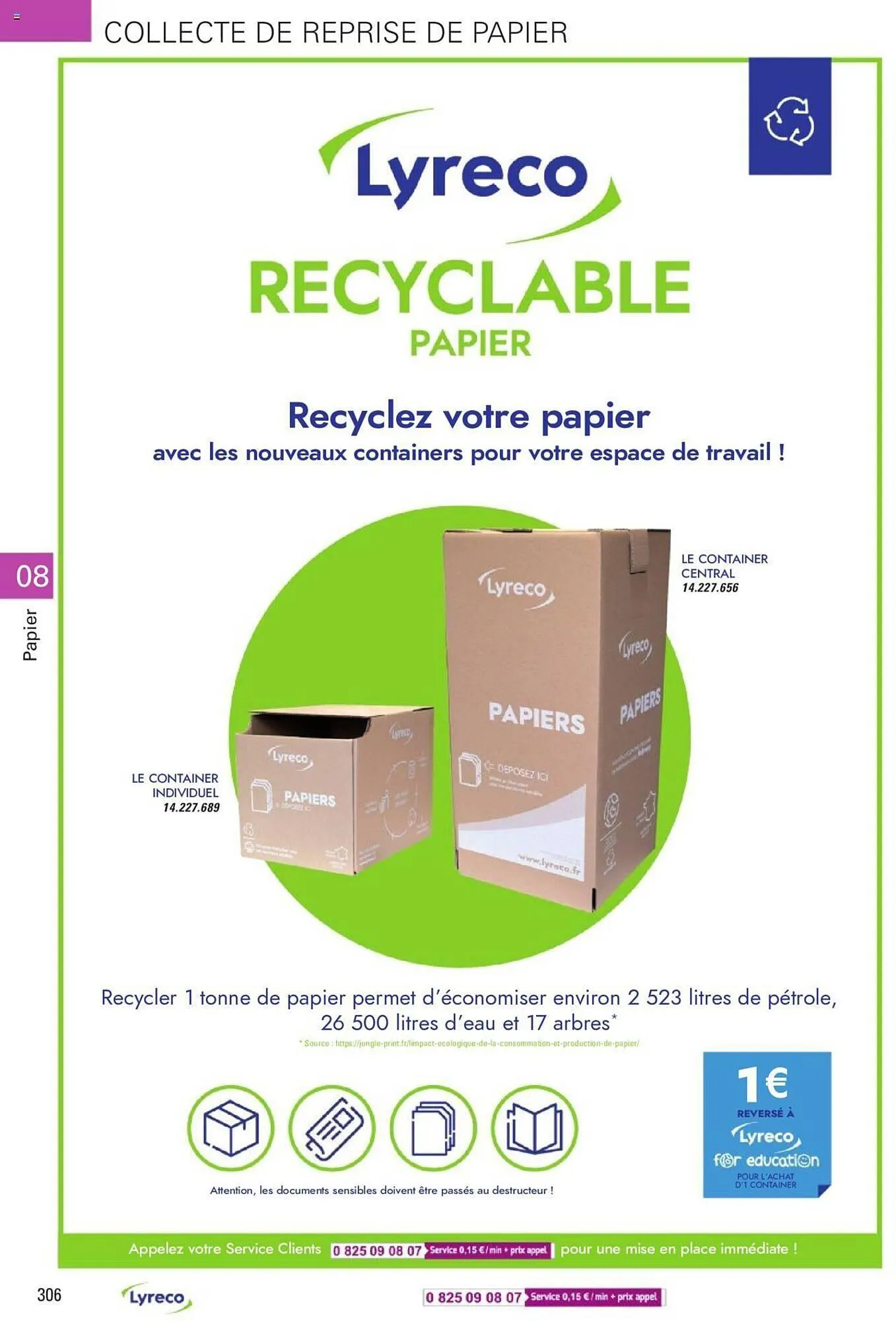 Catalogue Lyreco du 15 mai au 31 décembre 2023 - Catalogue page 306