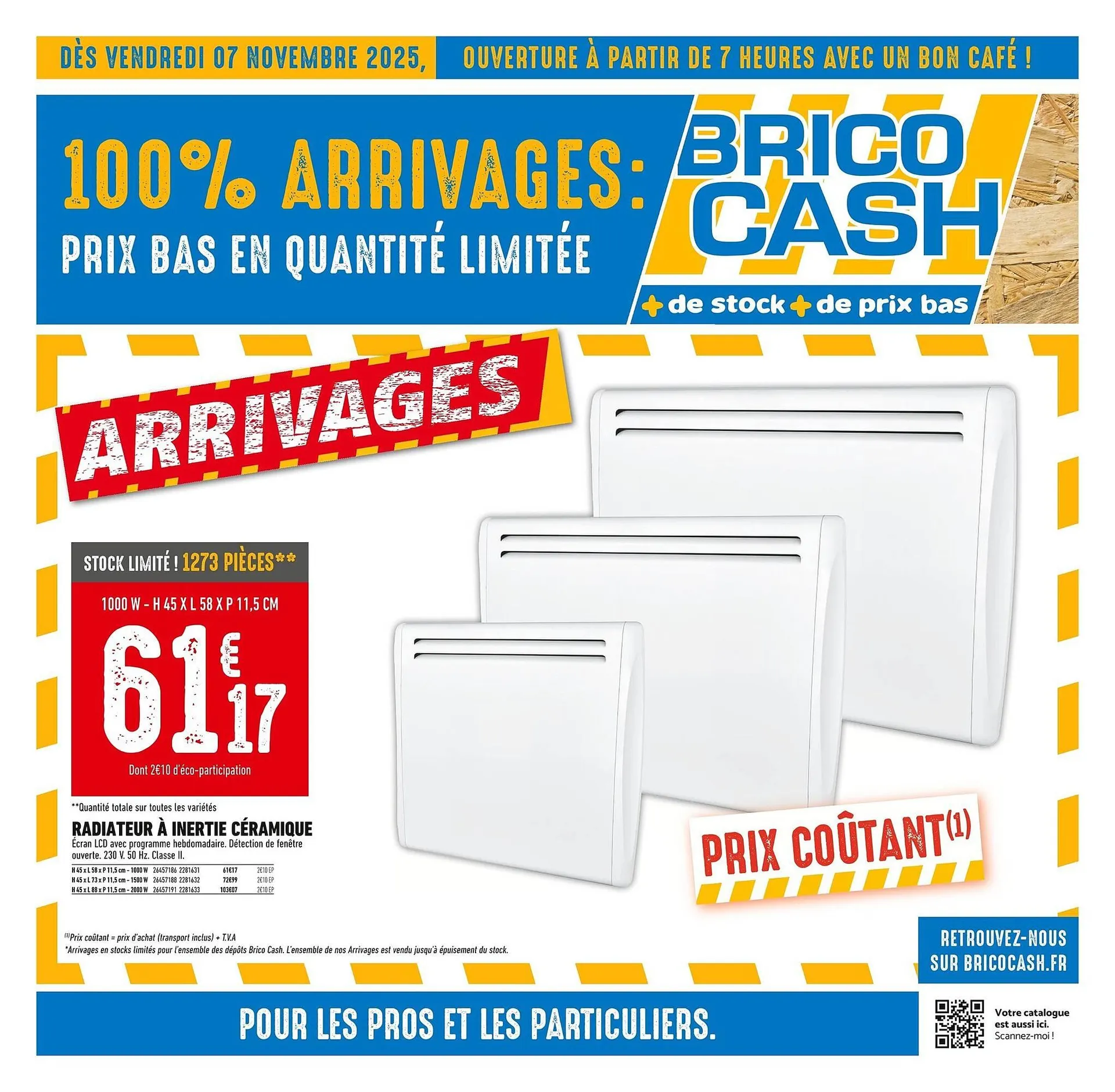 Catalogue Brico Cash du 7 novembre au 20 novembre 2025 - Catalogue page 1