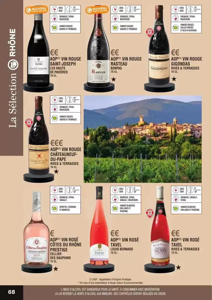 GUIDE DES VINS 2025 2026 du 27 février au 31 janvier 2027 - Catalogue page 68