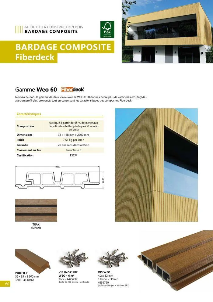 Guide construction bois 2024/2025 du 23 août au 31 décembre 2025 - Catalogue page 60