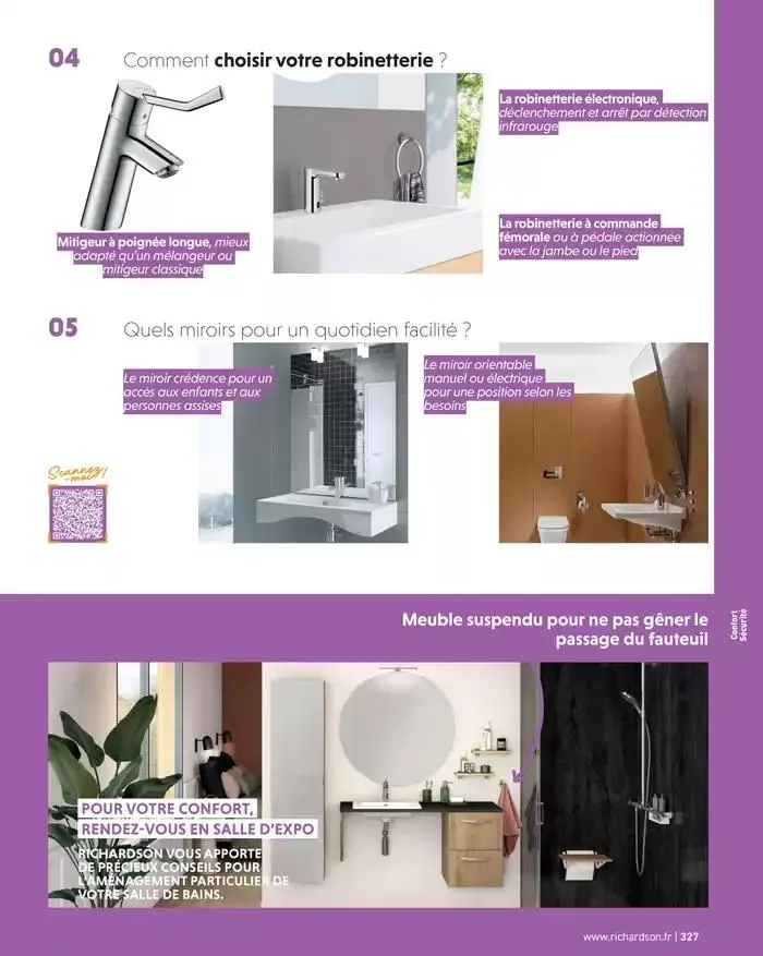 SALLE DE DE BAINS ET CARRELAGE 2025 du 11 avril au 31 décembre 2025 - Catalogue page 329