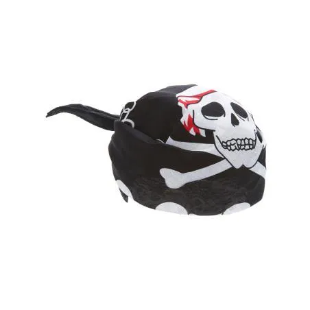 Bandana têtes de mort et chaine adulte