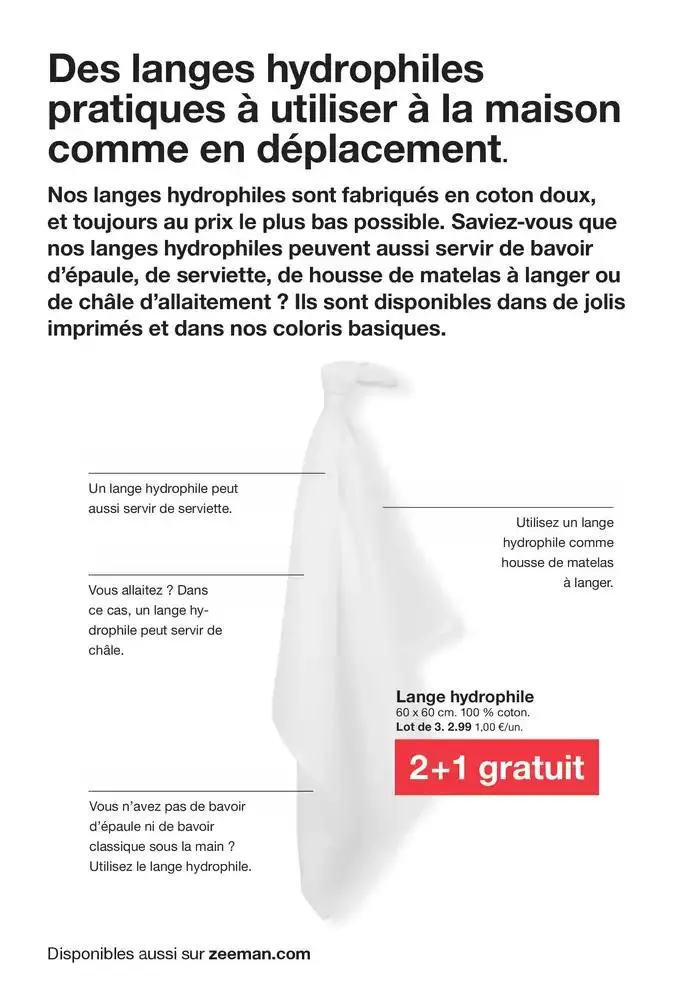 Nos basiques intemporels vont bien avec tout. du 3 mars au 14 mars 2025 - Catalogue page 20