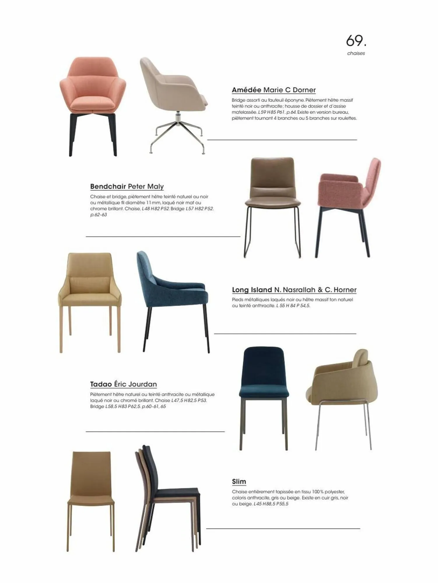 Catalogue Cinna du 5 janvier au 31 décembre 2023 - Catalogue page 69