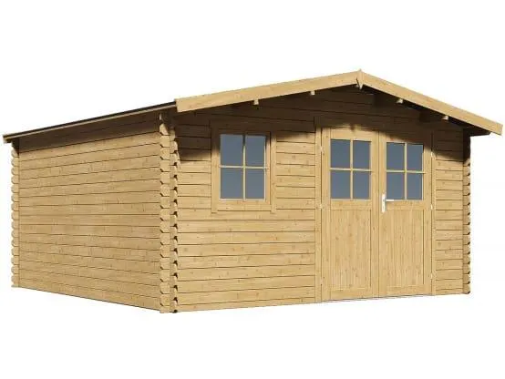 Abri De Jardin Bois "belval" - 19 M² - 28 Mm -habitat Et Jardin