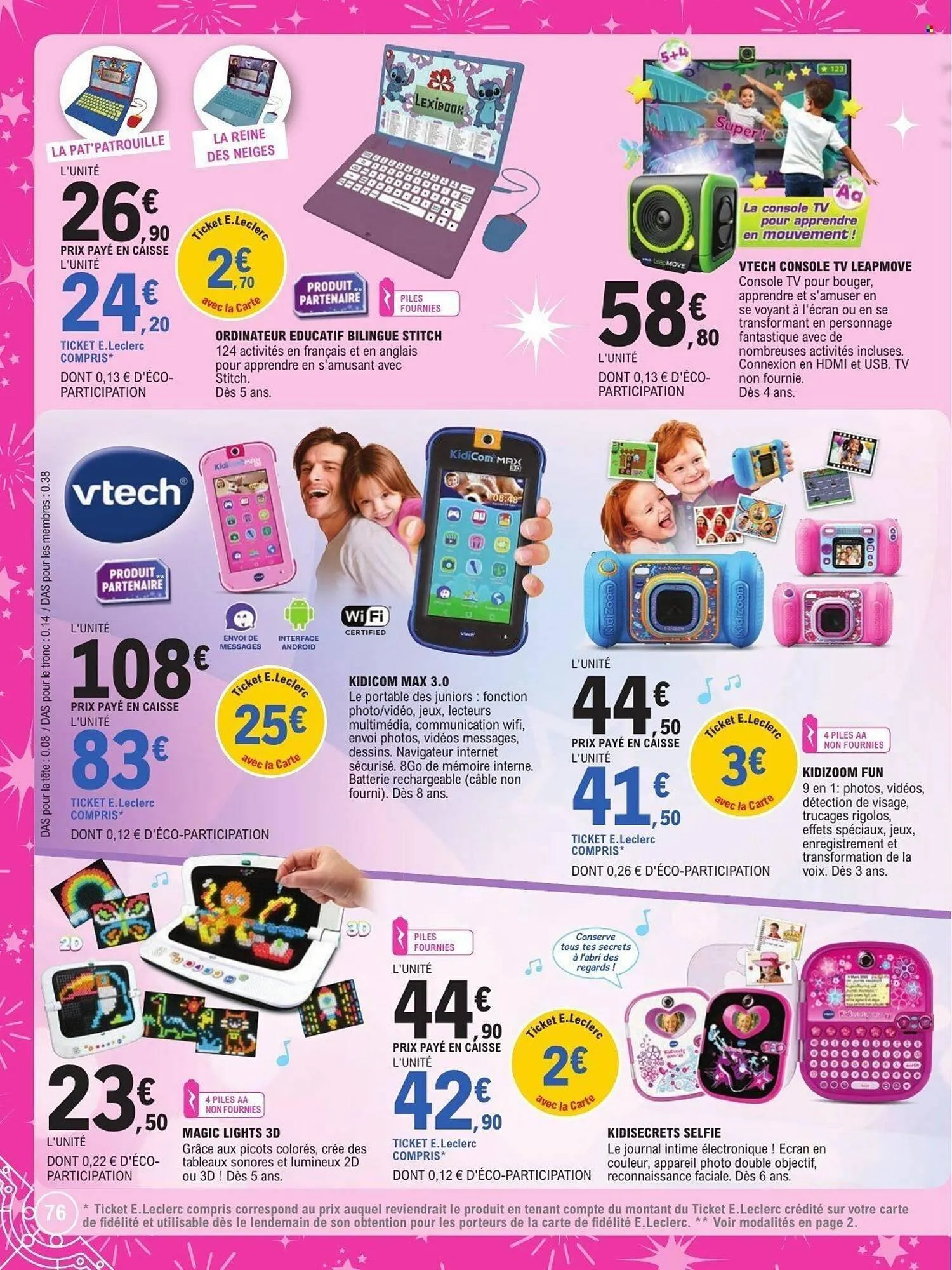 Catalogue E.Leclerc du 21 octobre au 6 décembre 2025 - Catalogue page 76