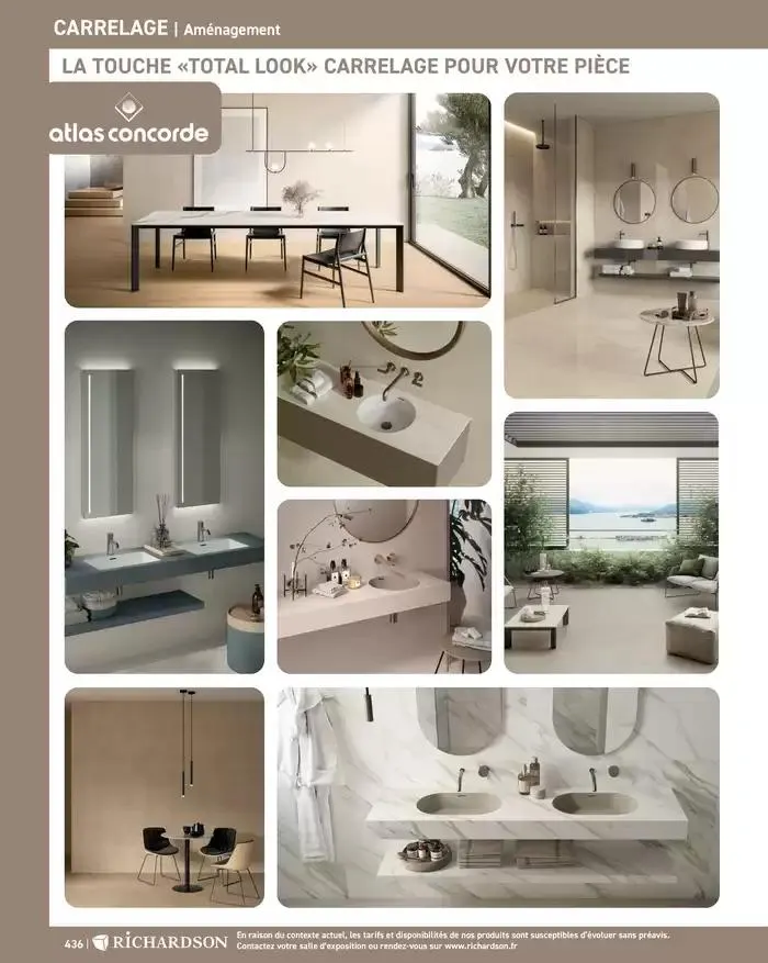 SALLE DE DE BAINS ET CARRELAGE 2025 du 11 avril au 31 décembre 2025 - Catalogue page 438