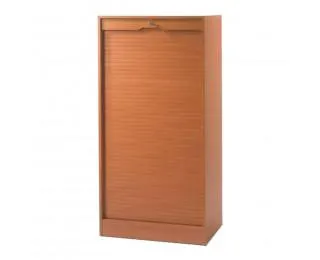 Meuble à rideaux double L70 x H140 - Merisier