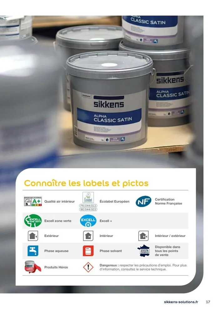  Le catalogue Sikkens Solutions 2023 du 9 mai au 31 décembre 2025 - Catalogue page 17
