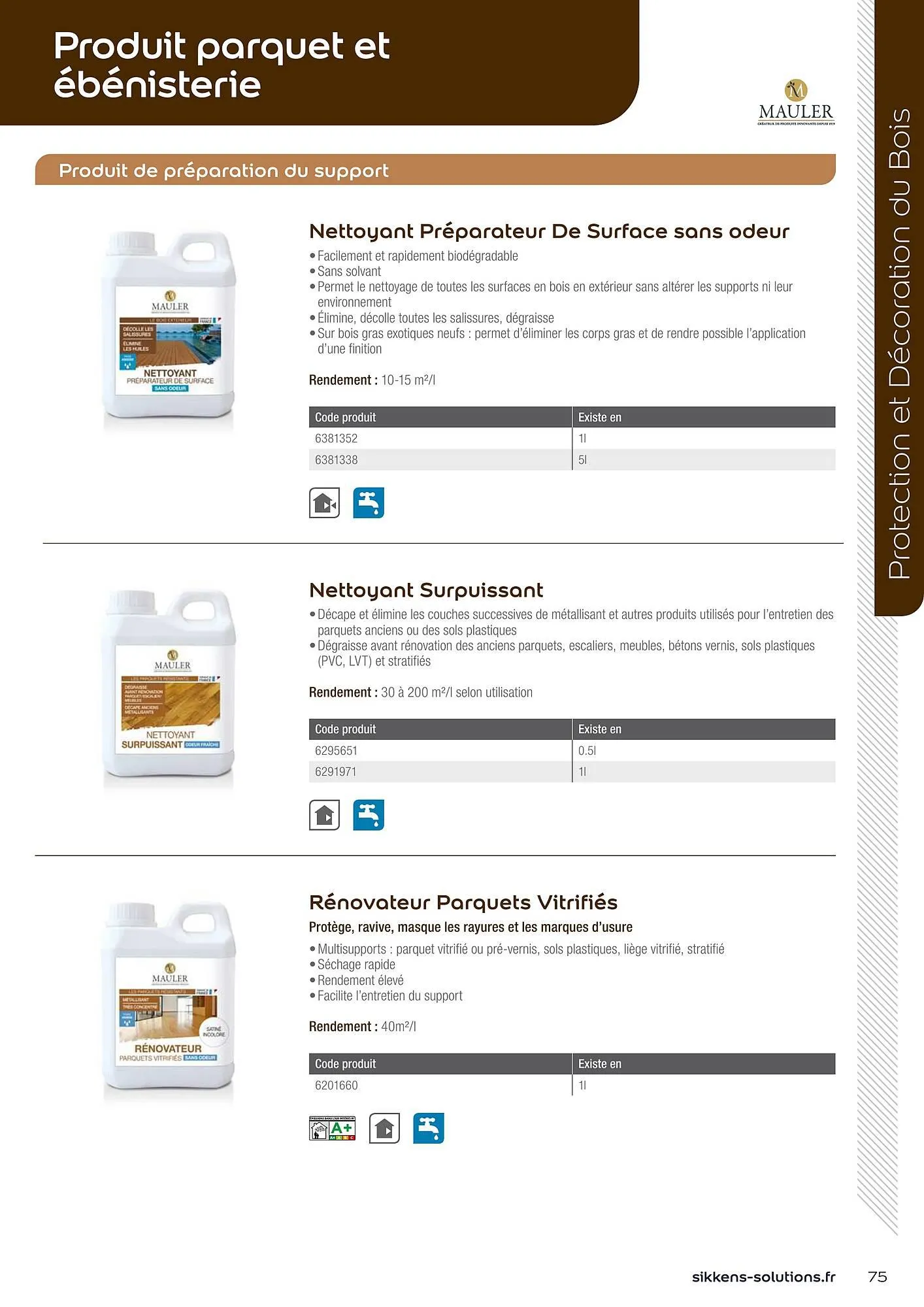 Catalogue Sikkens Solution du 8 janvier au 28 décembre 2025 - Catalogue page 75