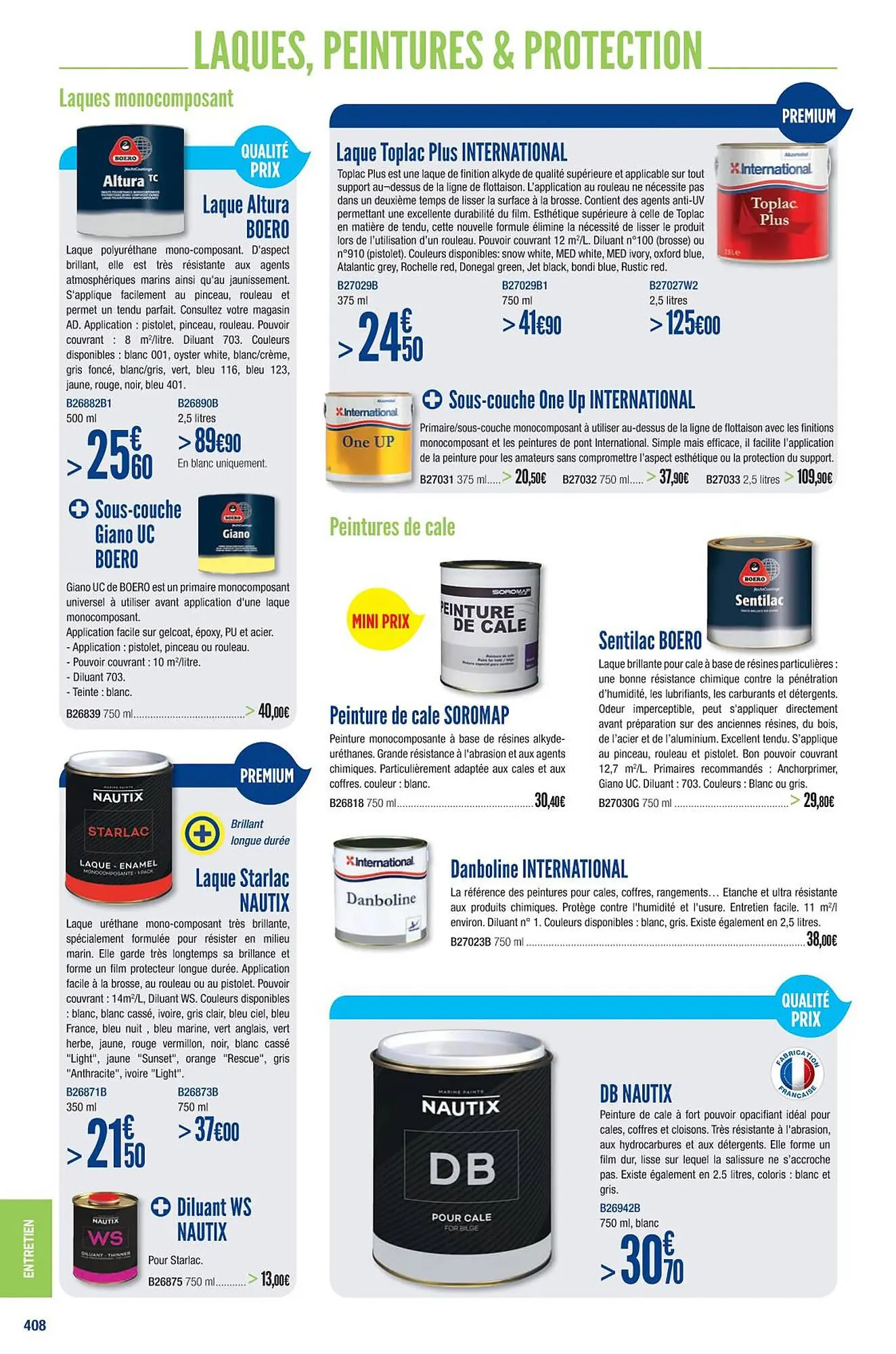Catalogue Accastillage Diffusion du 1 mars au 31 décembre 2023 - Catalogue page 410