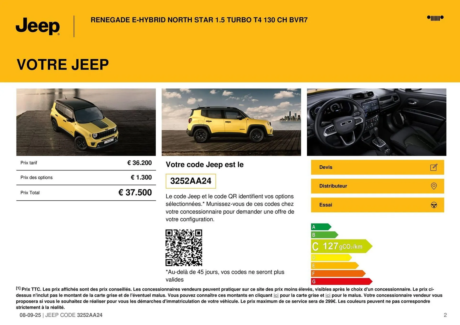 Catalogue Jeep du 8 septembre au 30 septembre 2026 - Catalogue page 2