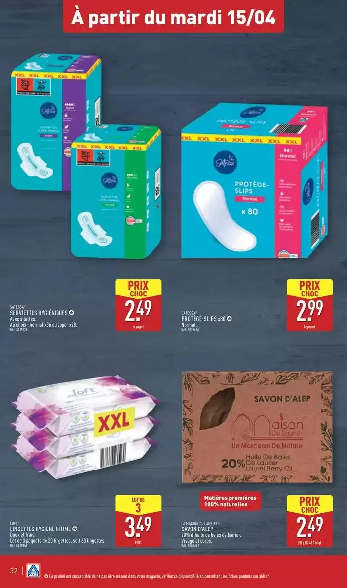 Arrivages de Pâques à prix discount du 15 avril au 21 avril 2025 - Catalogue page 35