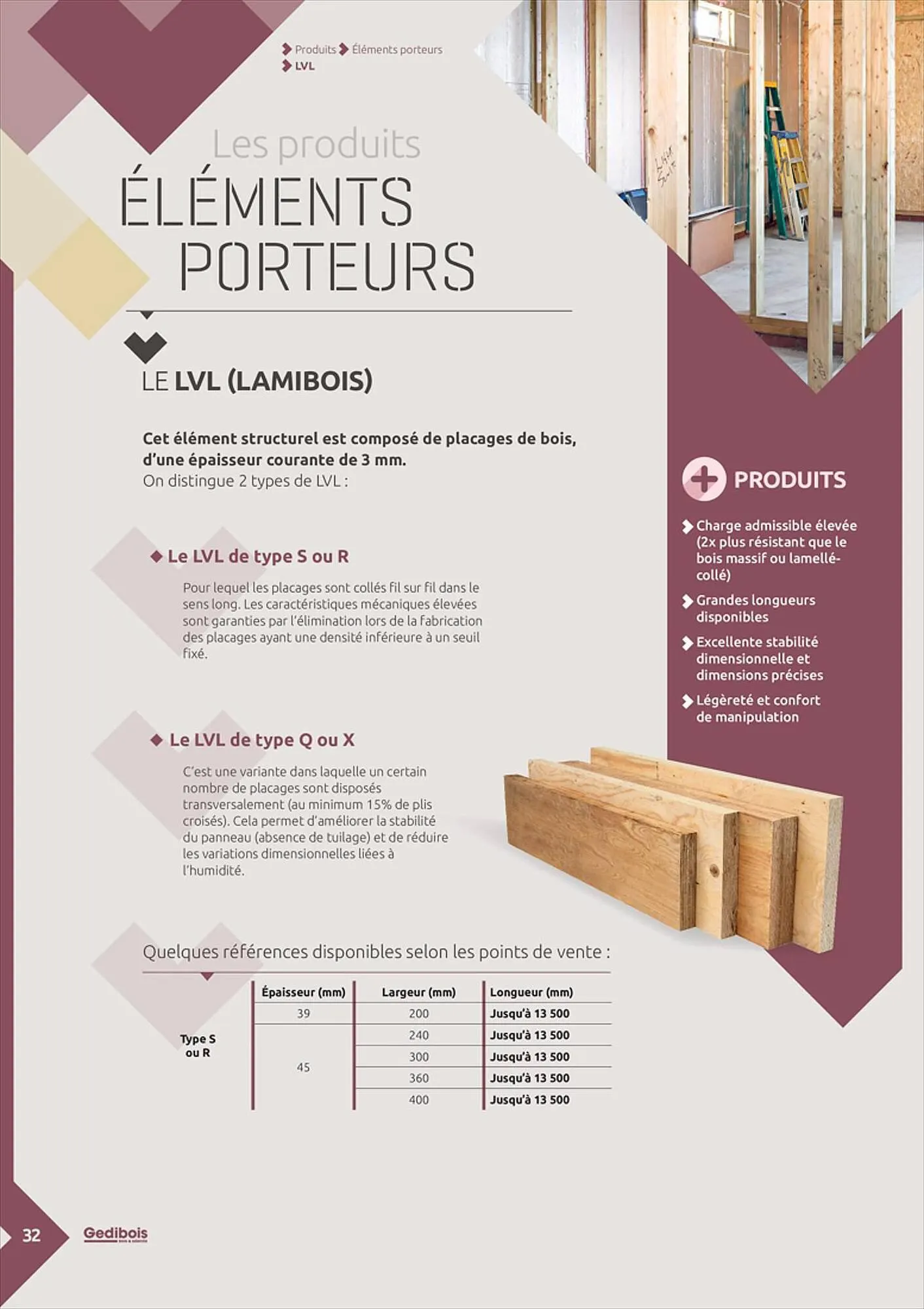 Catalogue Gédibois du 12 juin au 31 juillet 2023 - Catalogue page 32