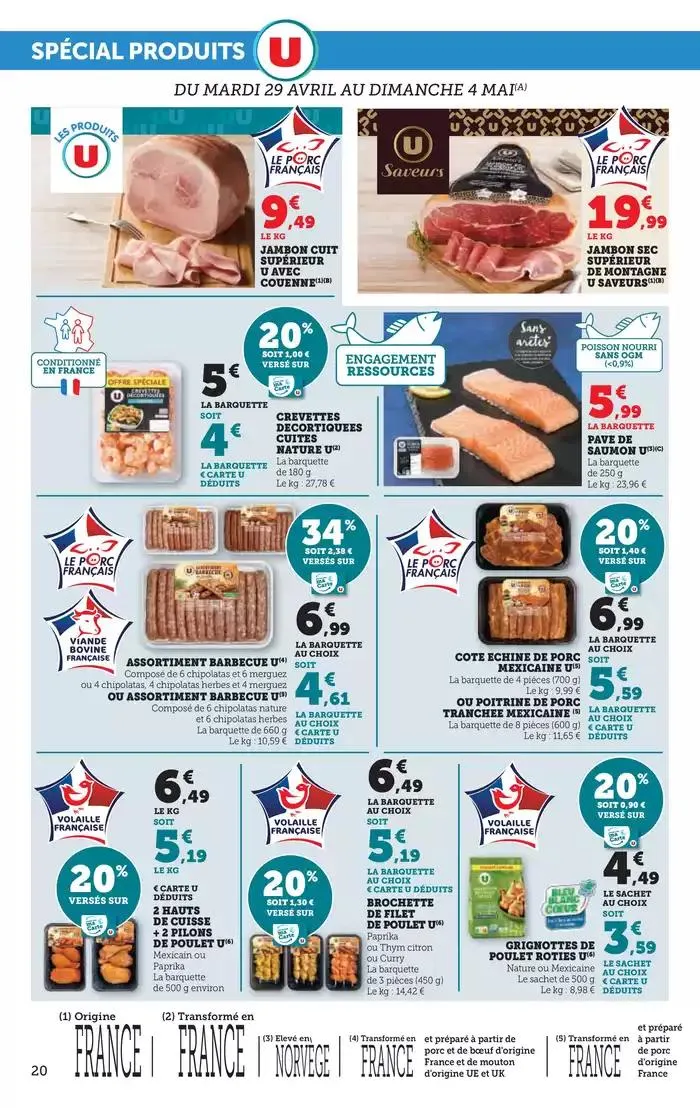 Catalogue Super U du 29 avril au 11 mai 2025 - Catalogue page 20