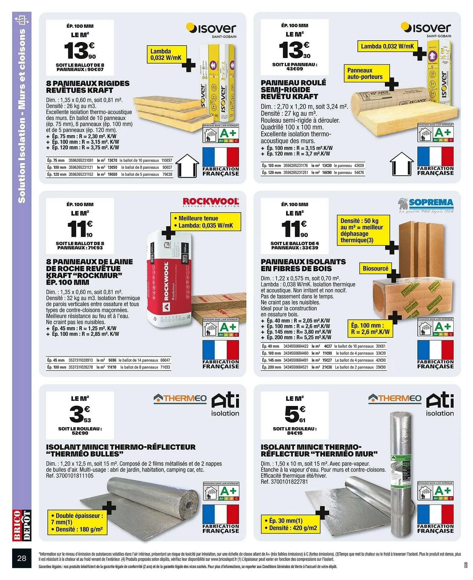 Catalogue Brico Dépôt du 20 juin au 3 juillet 2025 - Catalogue page 28