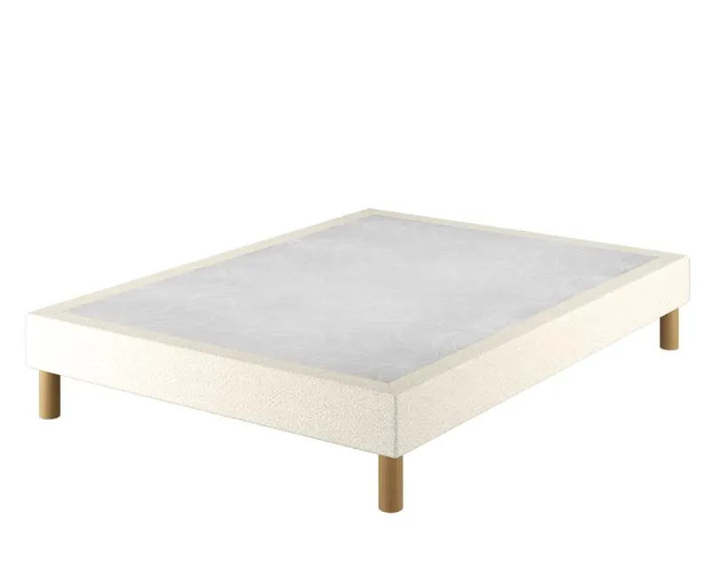 Sommier Cosmos Deco Boucle Blanc - 160x200 cm