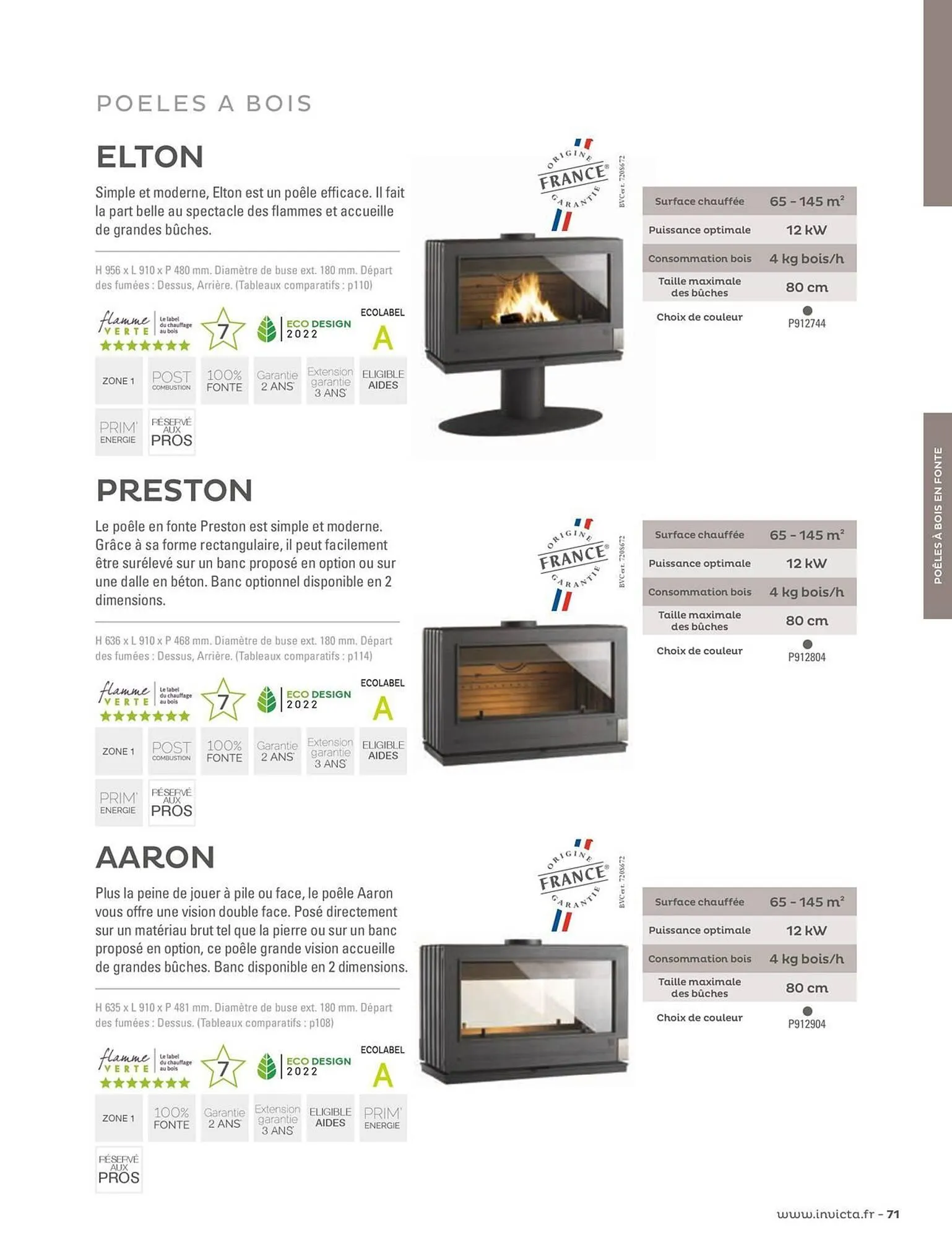 Catalogue Invicta du 4 juin au 31 décembre 2025 - Catalogue page 71