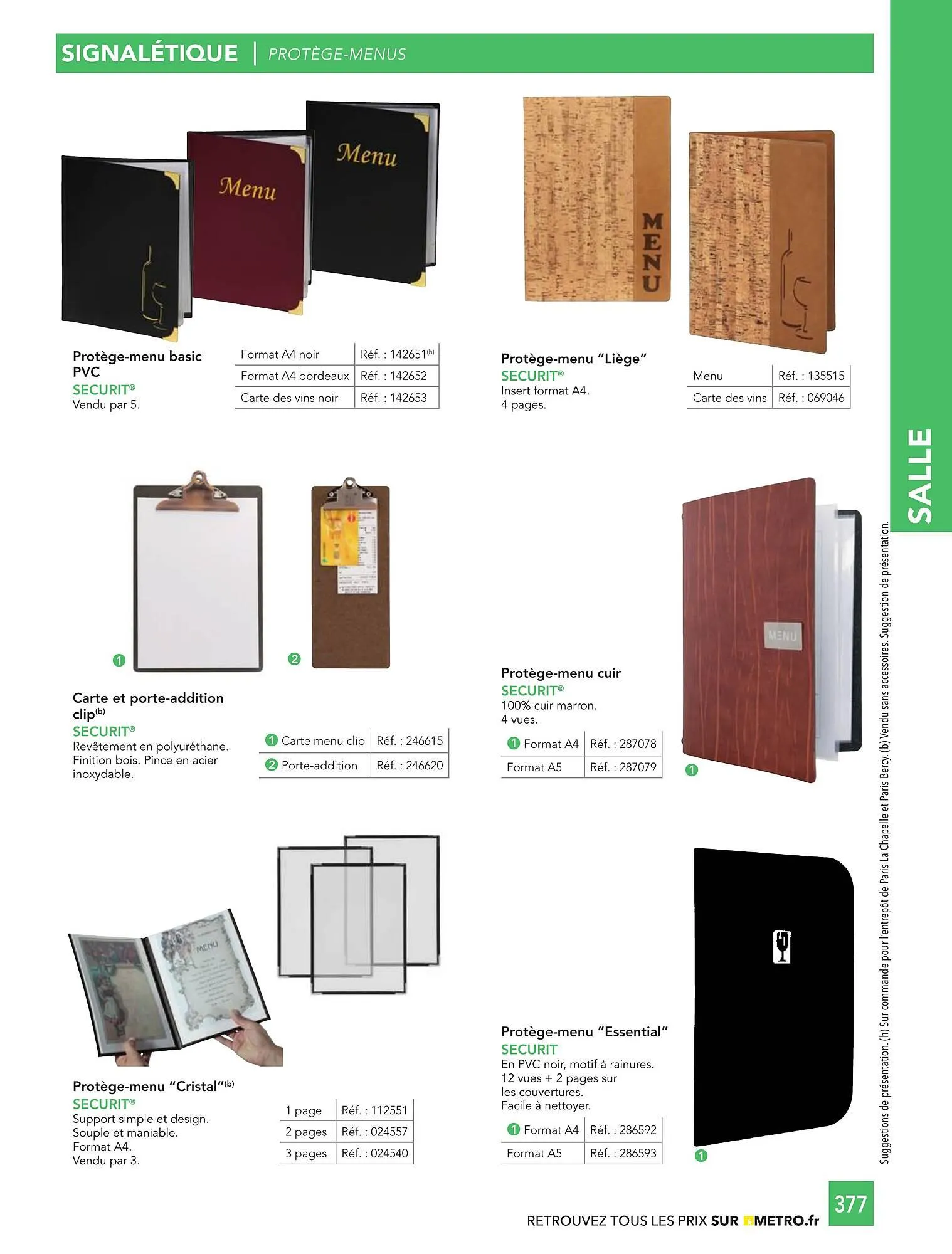 Catalogue METRO du 1 janvier au 31 décembre 2026 - Catalogue page 377