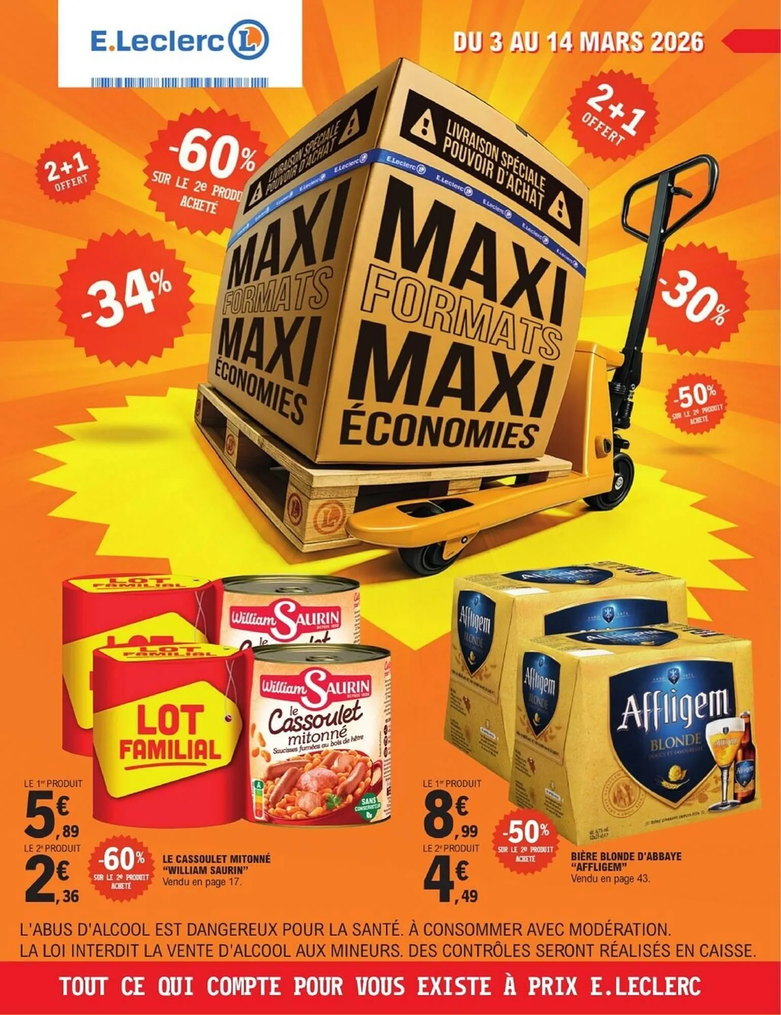 Catalogue E.Leclerc du 3 mars au 14 mars 2026 - Catalogue page 1
