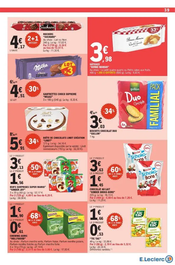 E. Leclerc du 20 mai au 31 mai 2025 - Catalogue page 39