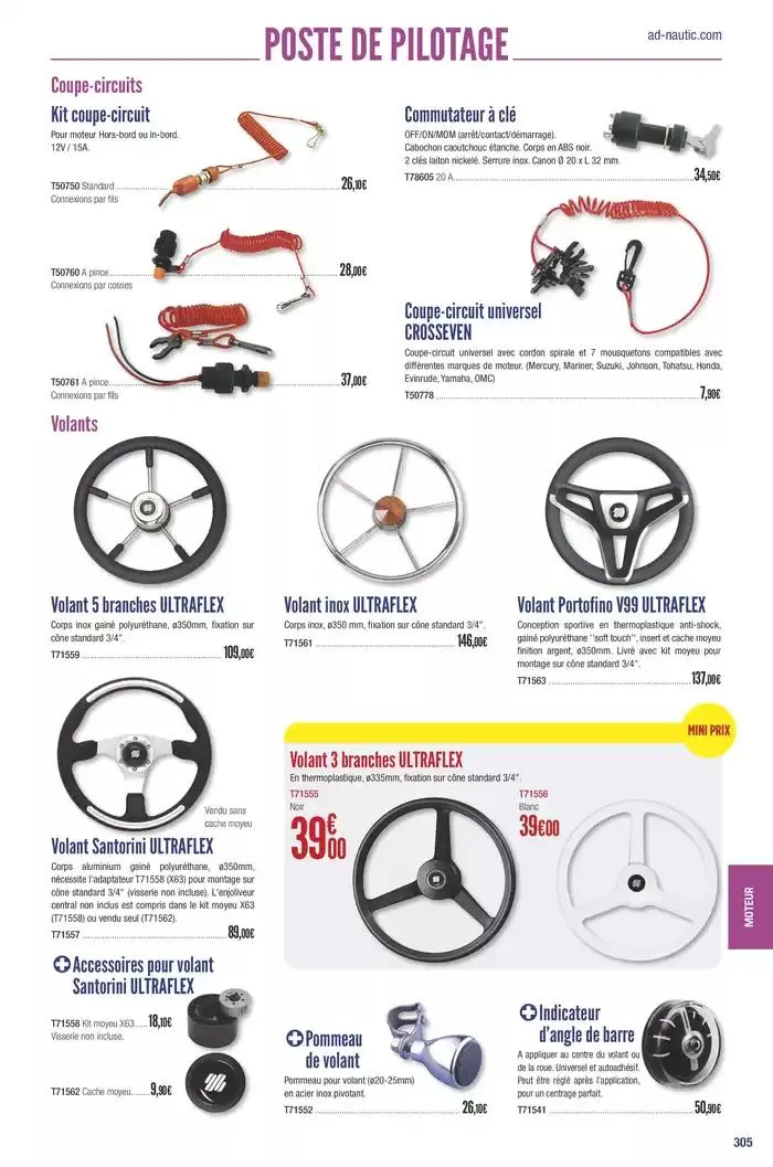 Catalogue Accastillage Diffusion 2025 du 1 janvier au 31 décembre 2025 - Catalogue page 307