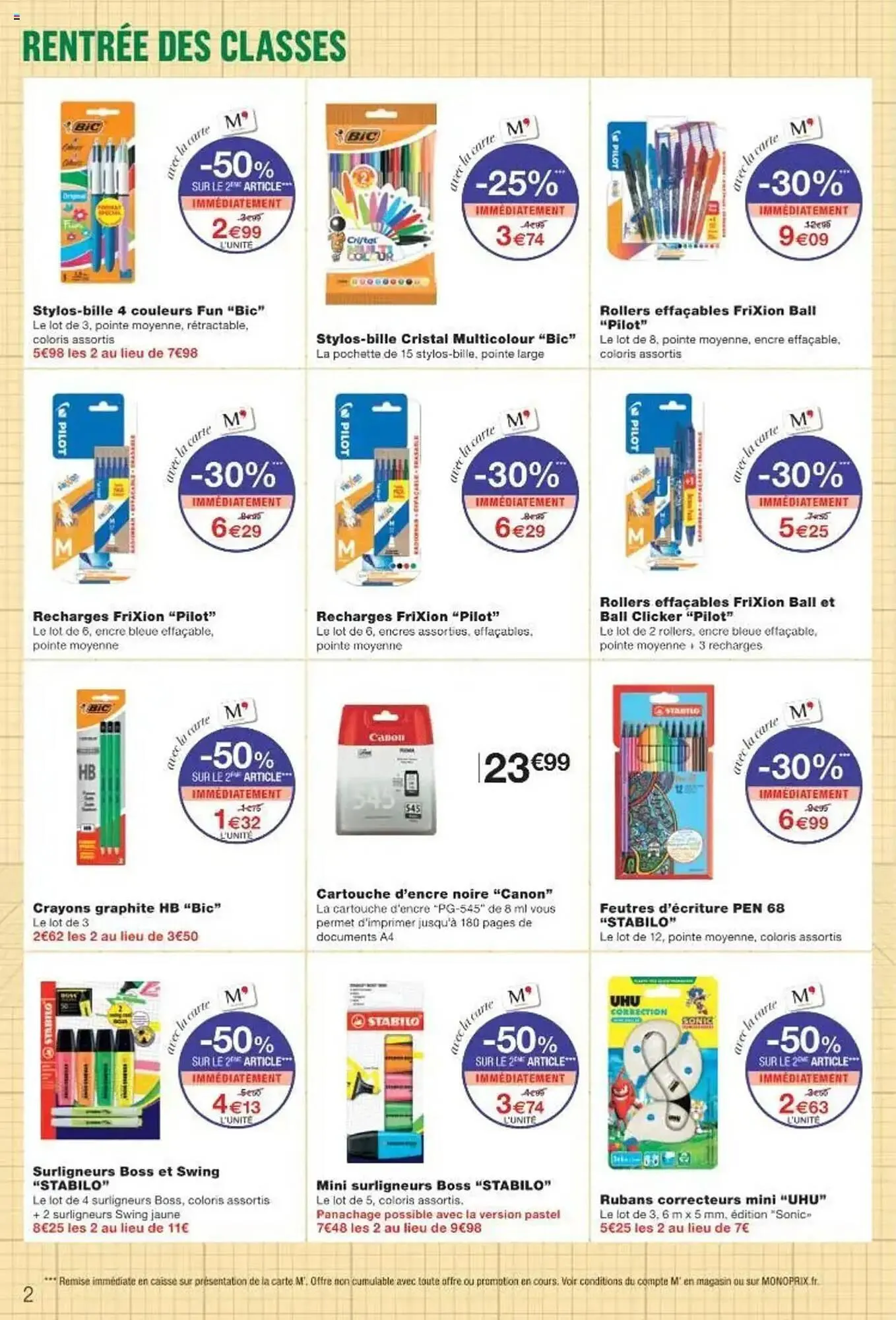 Catalogue Monoprix du 12 août au 24 août 2025 - Catalogue page 2