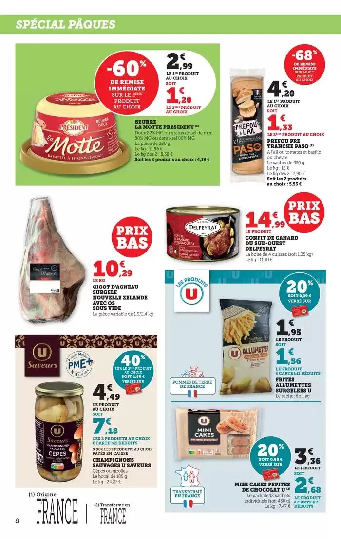 Pâques À PRIX BAS du 7 avril au 21 avril 2025 - Catalogue page 8