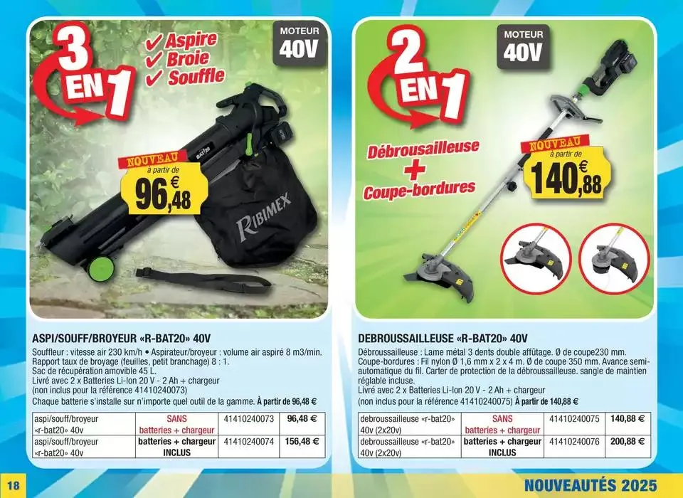 Spécial nouveautés 2025 du 25 février au 31 mai 2025 - Catalogue page 18