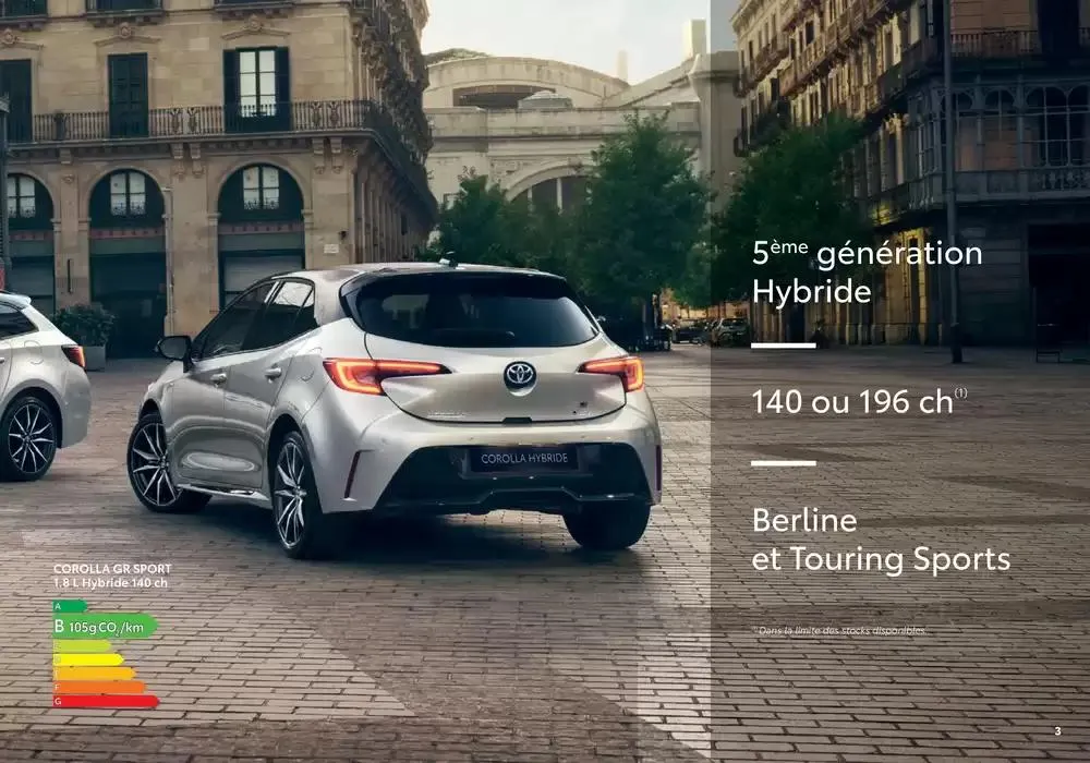 Toyota Corolla Hybride du 6 novembre au 6 novembre 2025 - Catalogue page 3