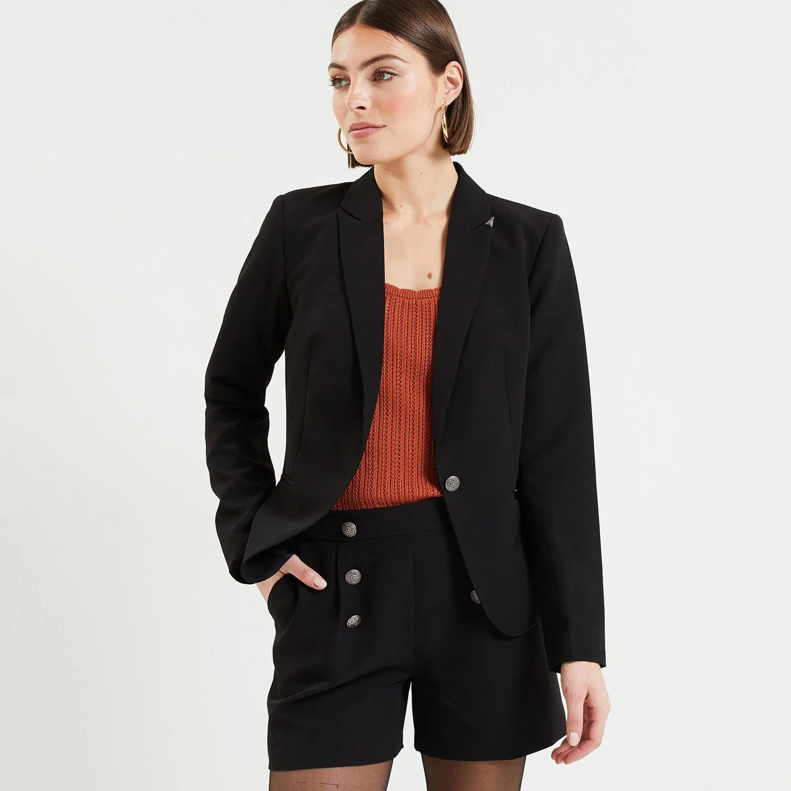 Veste de tailleur noire